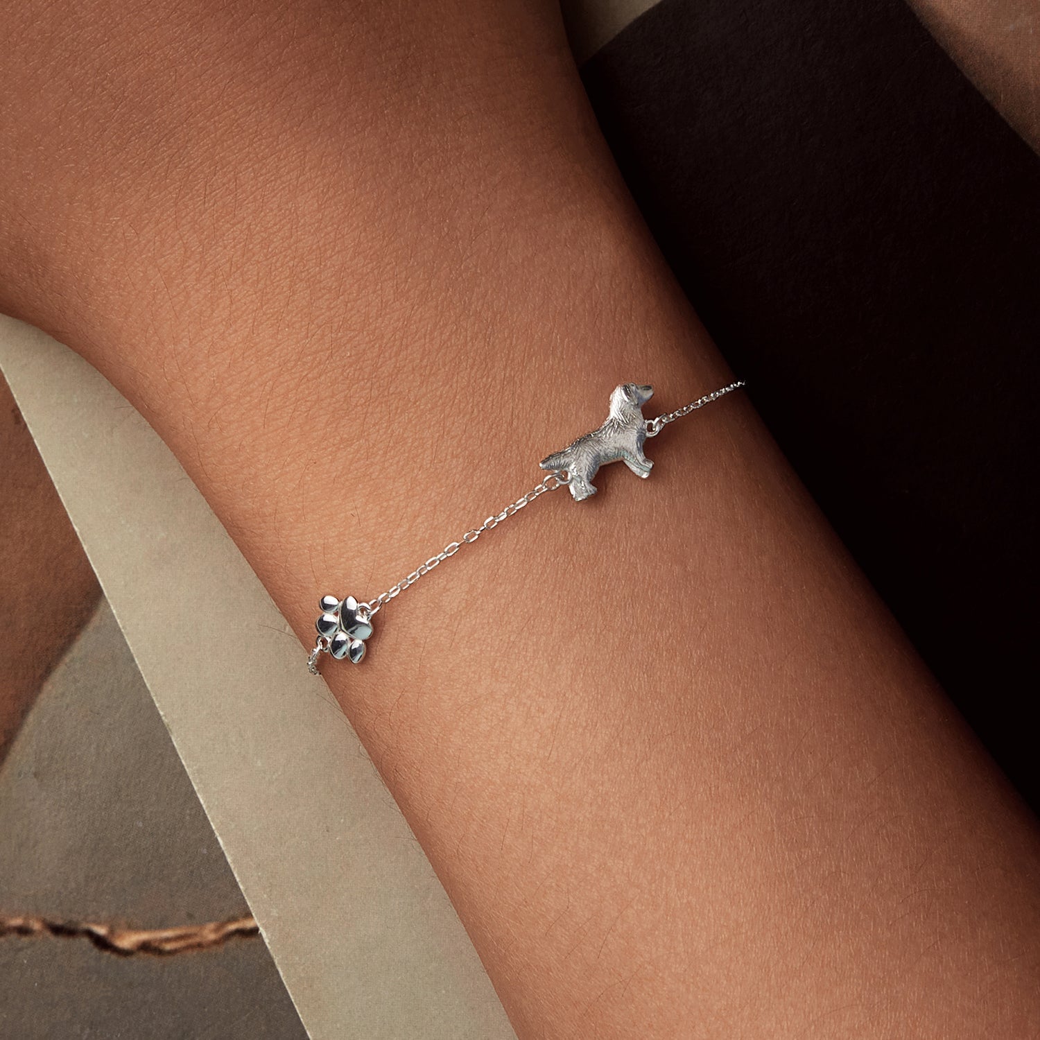 925 Sterling Silver &amp; Plated White Gold Bracelet 15+6cm for Women  DestGlow