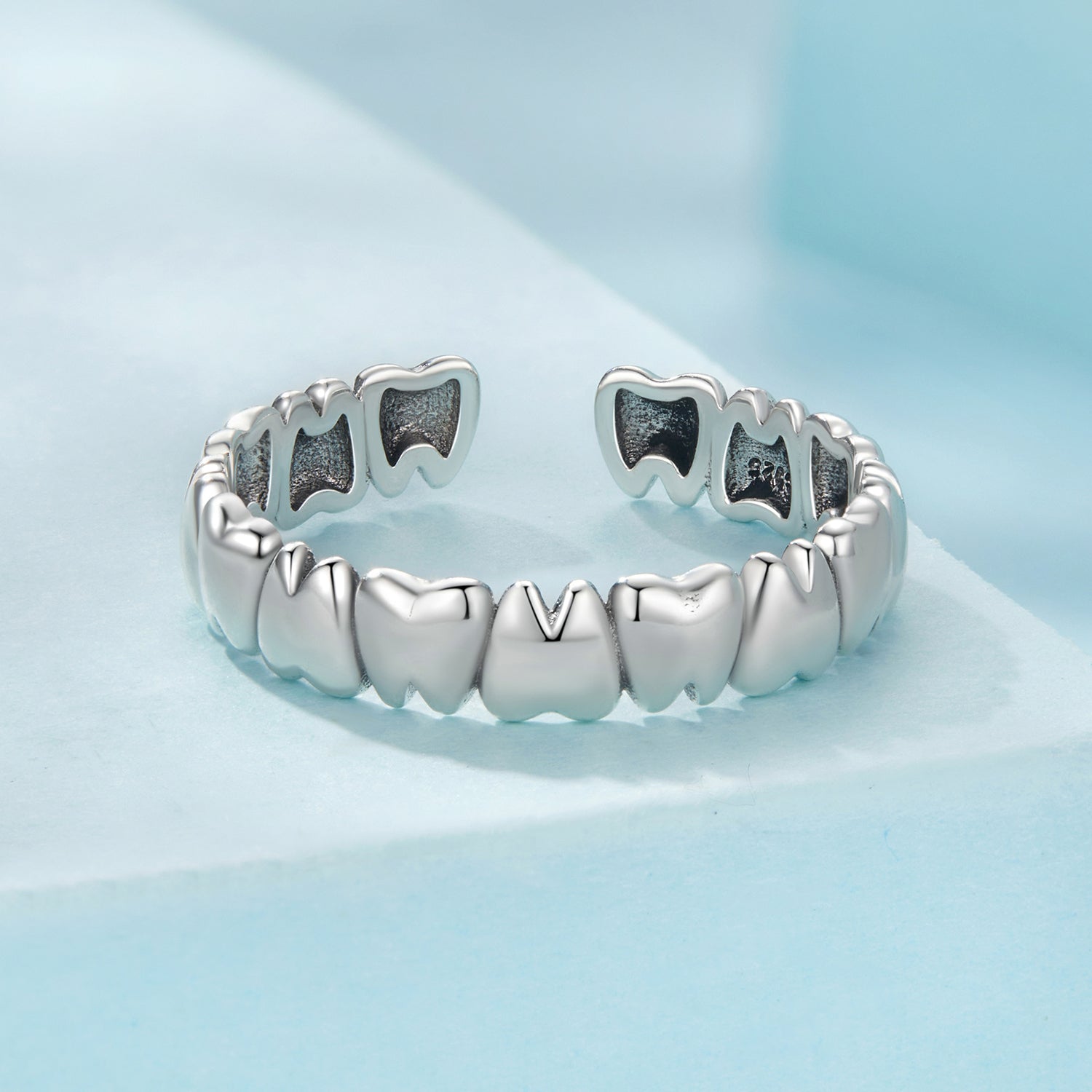 925 Sterling Silver Oxidized Silver Ring Women 0.42cm Width  DestGlow