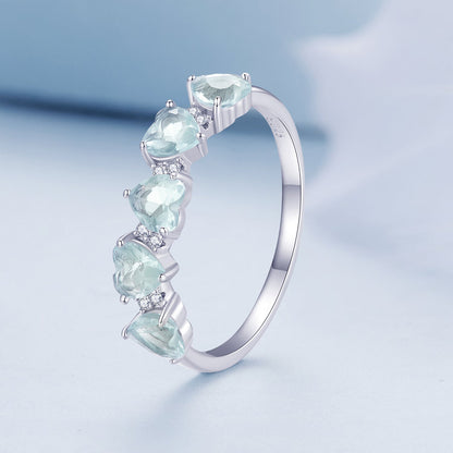 925 Sterling Silver Ring with 4.5mm Pavé Set CZ, Size 7, for Women by Bids.com