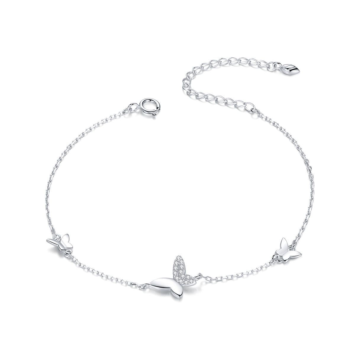 925 Sterling Silver Pavé Setting CZ Bracelet for Women  DestGlow