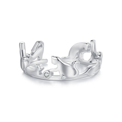 925 Sterling Silver Pavé Setting CZ Ring - Width 1.5-6.5mm for Women  DestGlow