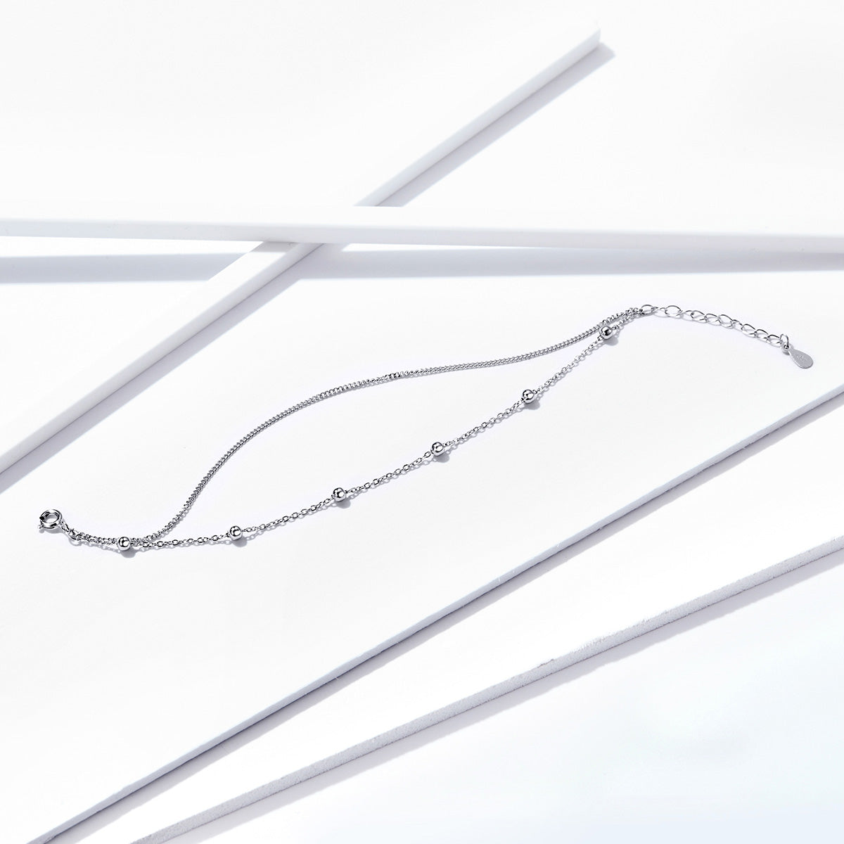 925 Sterling Silver Adjustable 19cm Bracelet for Women  DestGlow