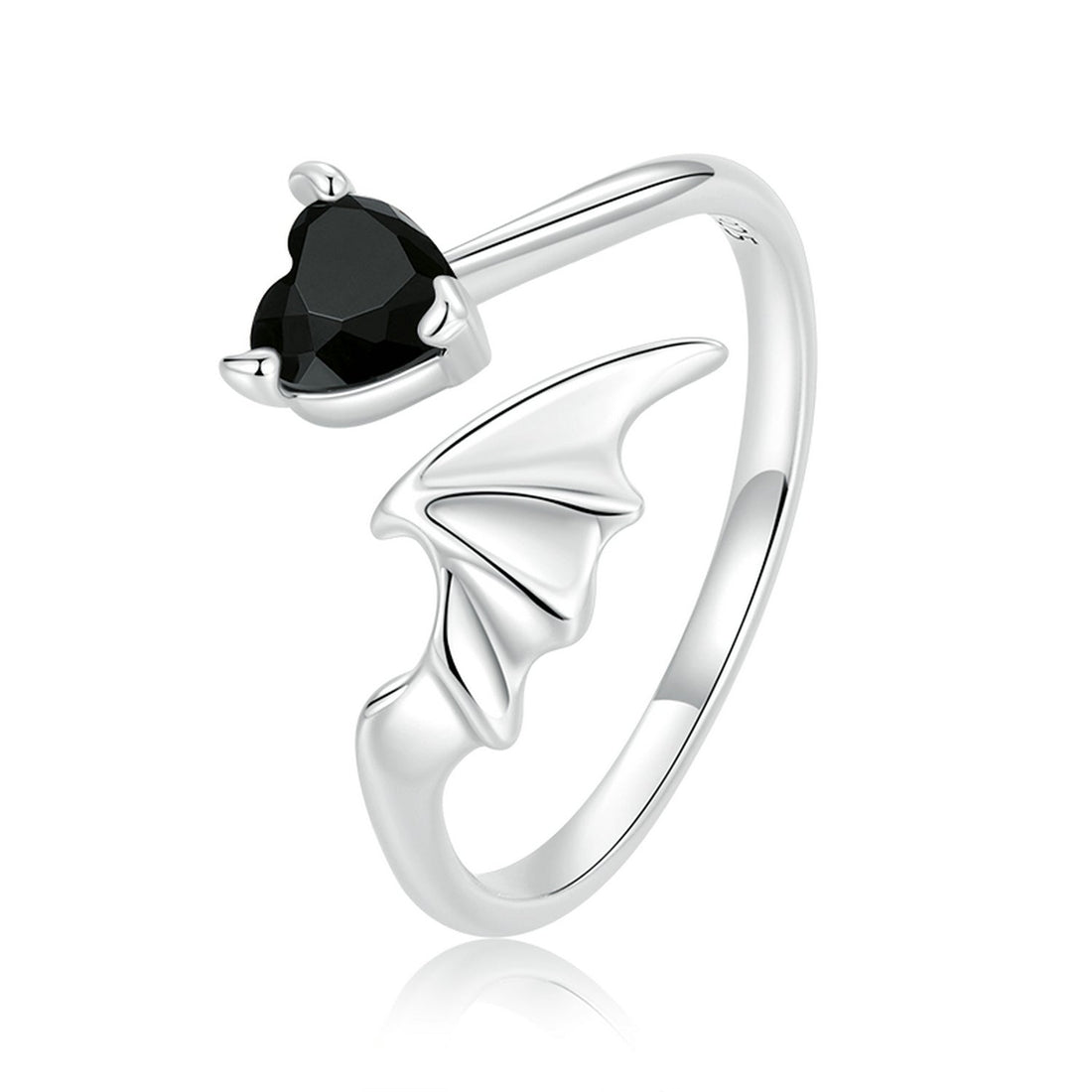 925 Sterling Silver Oxidized Pavé Setting CZ Ring  DestGlow