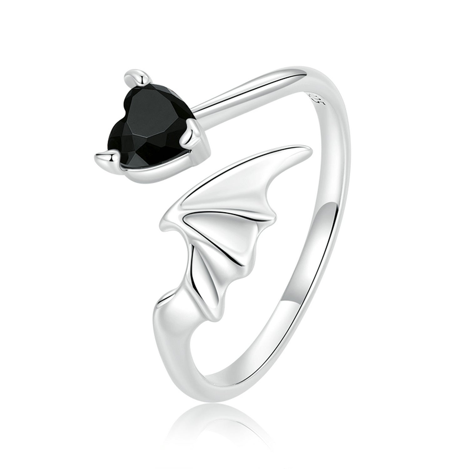 925 Sterling Silver Oxidized Pavé Setting CZ Ring  DestGlow