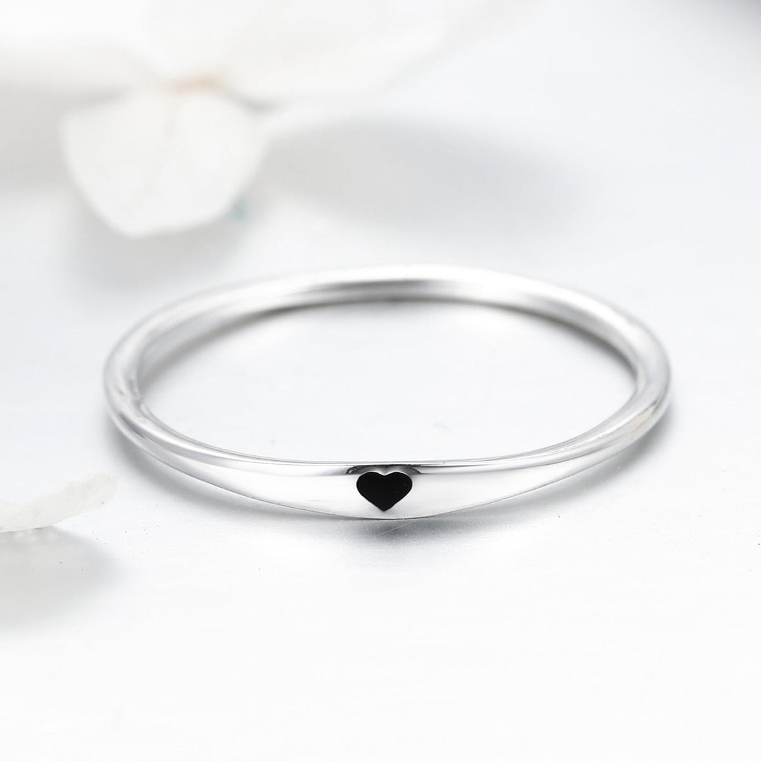 925 Sterling Silver Ring - Size 5.0, 2mm Width, S925 for Women  DestGlow