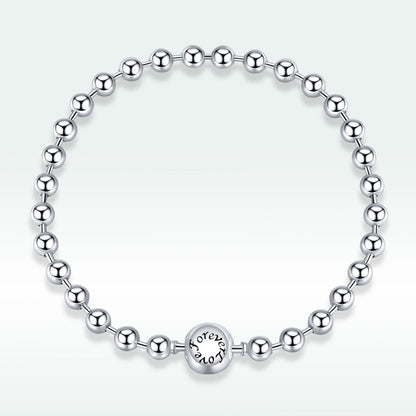 925 Sterling Silver Bracelet 17cm Oxidized &amp; Platinum Plated for Women