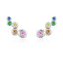 925 Sterling Silver Earrings with Pavé Setting CZ, 0.5x1.2 cm for Women  DestGlow