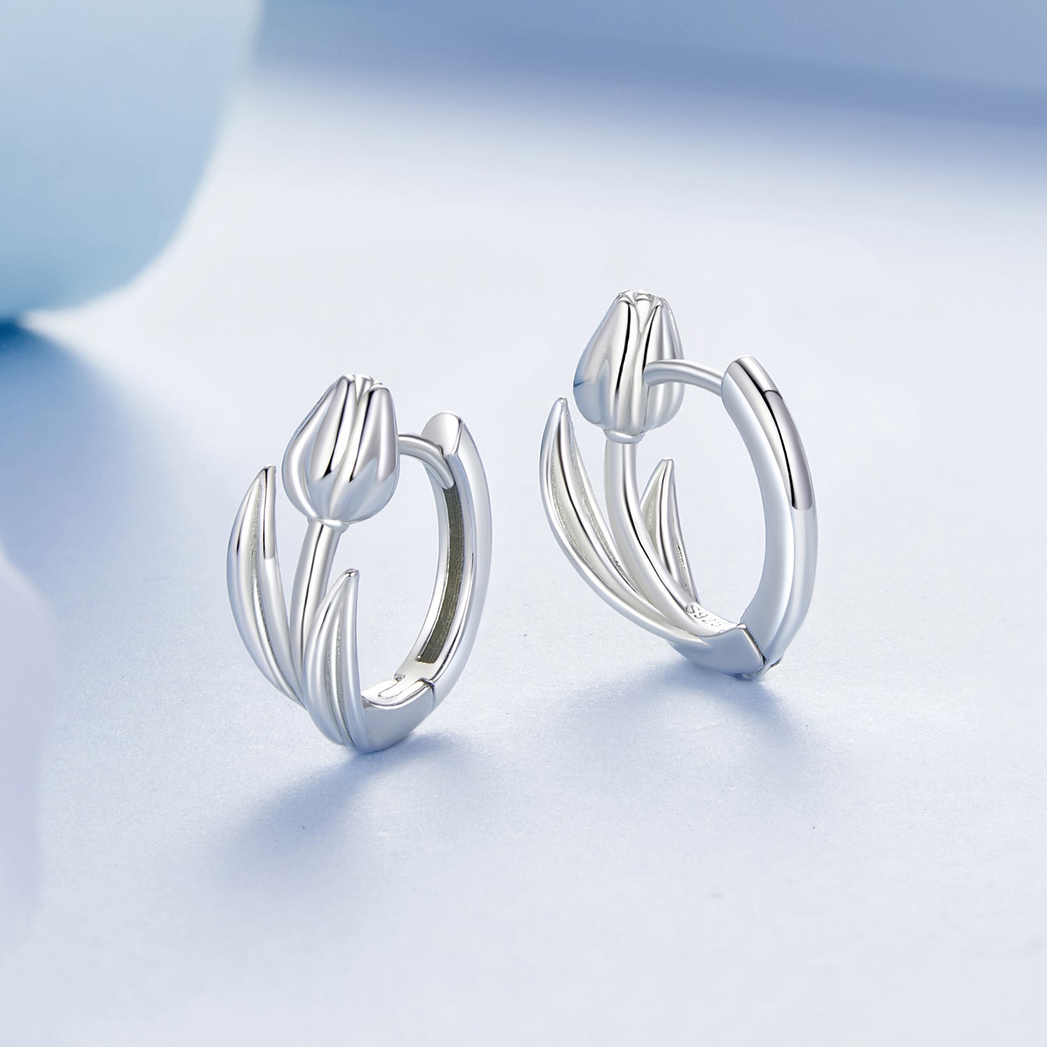 925 Sterling Silver White Gold Plated Earrings for Women  DestGlow