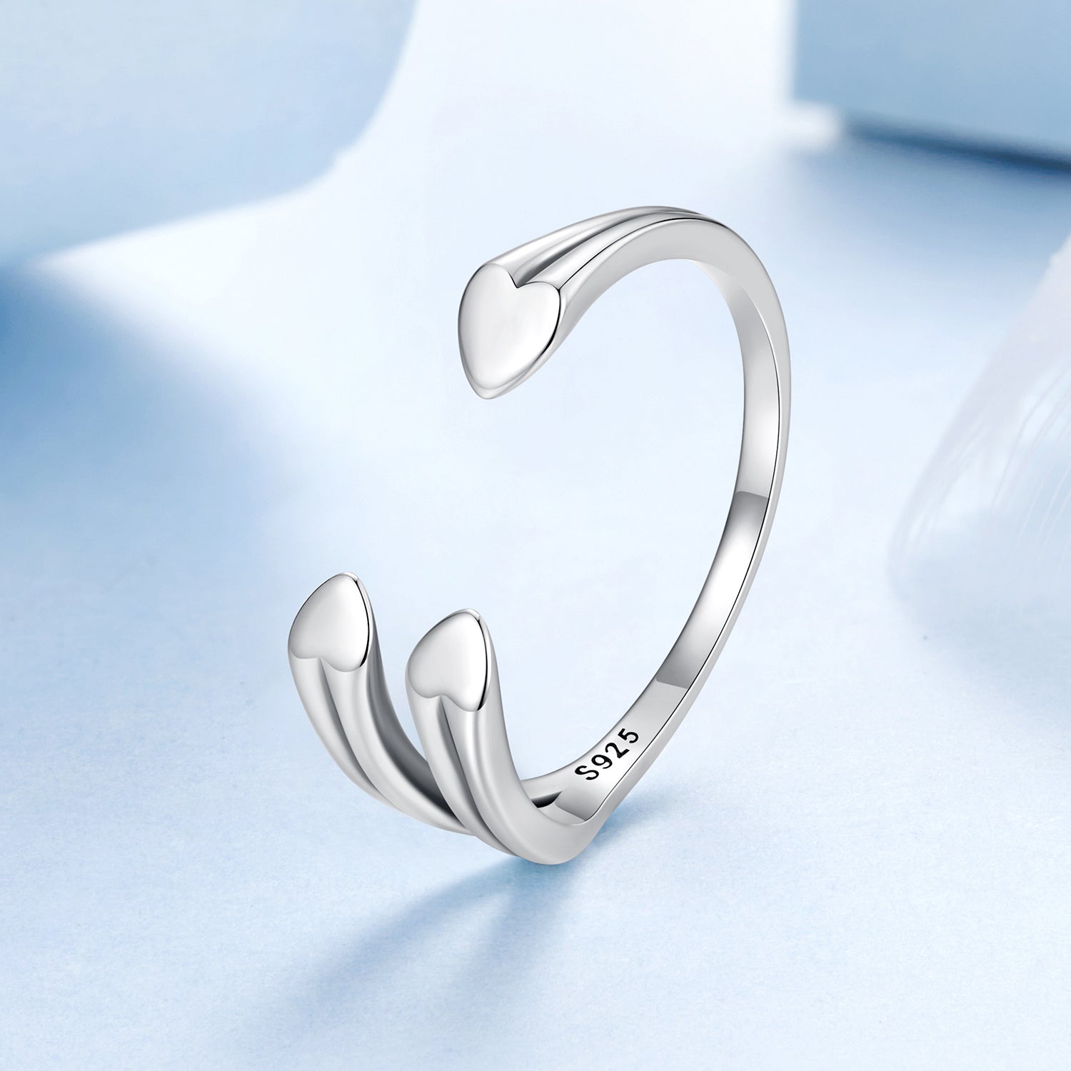 925 Sterling Silver Oxidized 0.15-0.8cm Ring  DestGlow