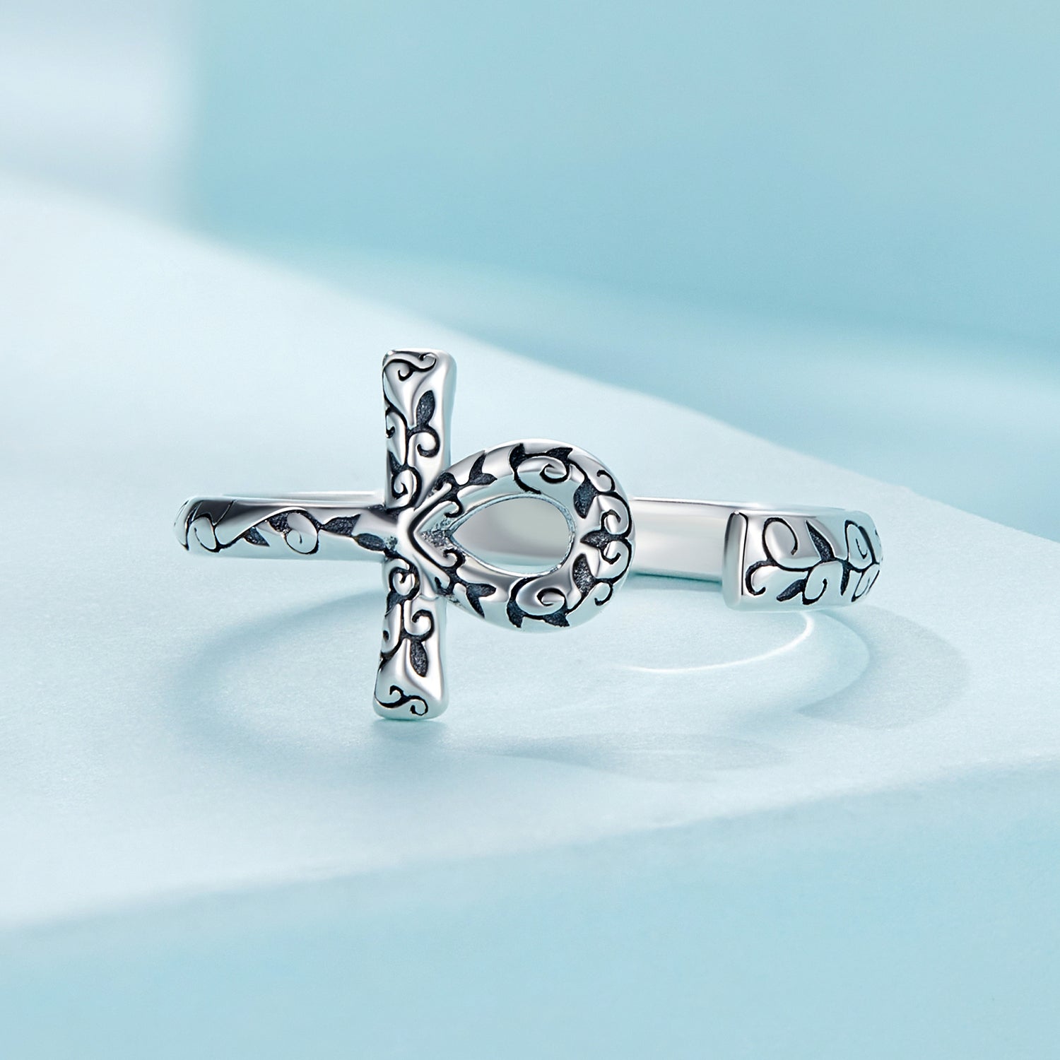 925 Sterling Silver Oxidized 2.2mm Ring for Women  DestGlow