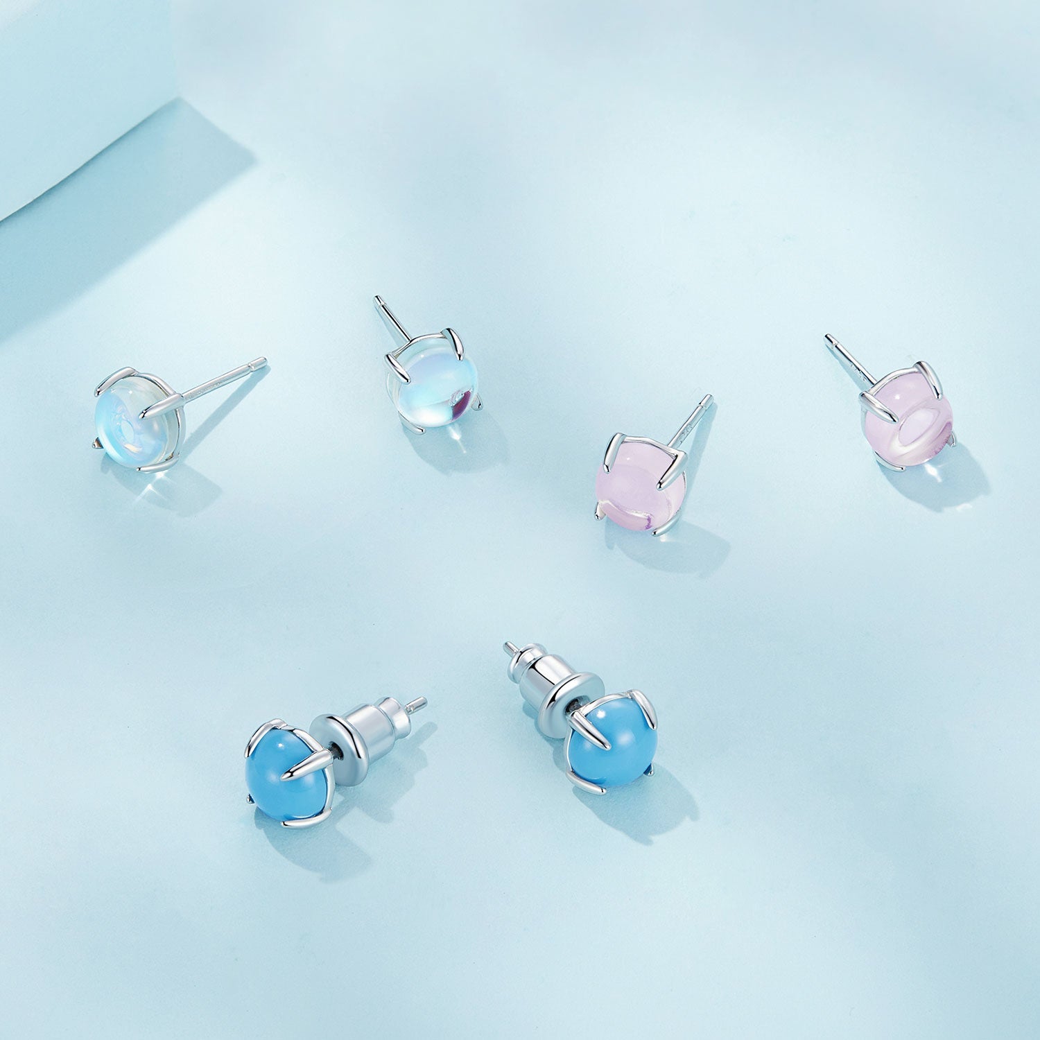 925 Sterling Silver Opal Earrings for Women  DestGlow