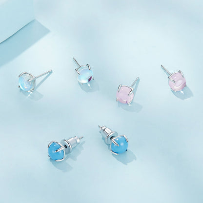 925 Sterling Silver Opal Earrings for Women  DestGlow