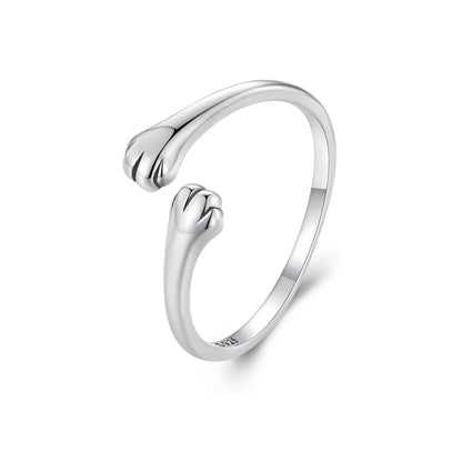 925 Sterling Silver Oxidized 1.6mm Ring  DestGlow