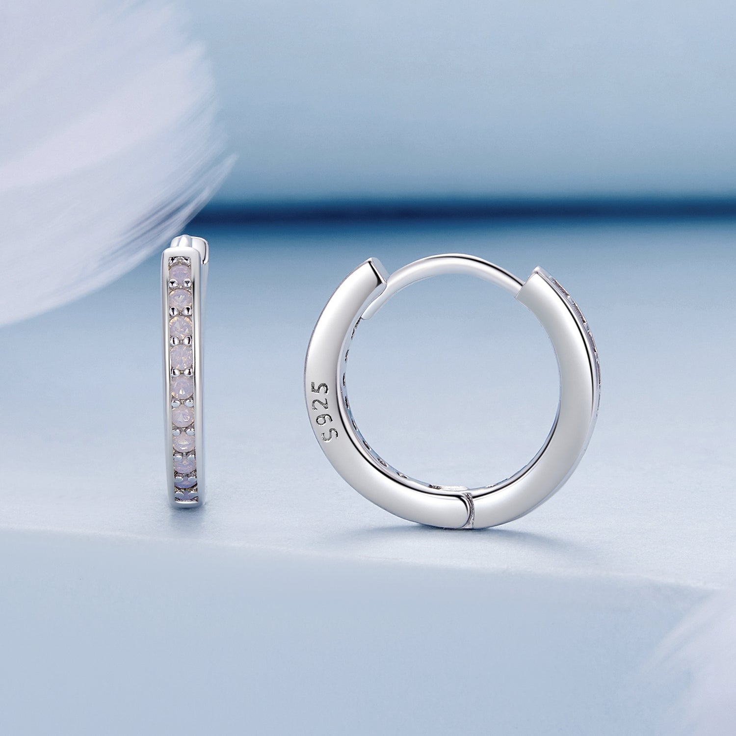 925 Sterling Silver Opal Earrings for Women  DestGlow