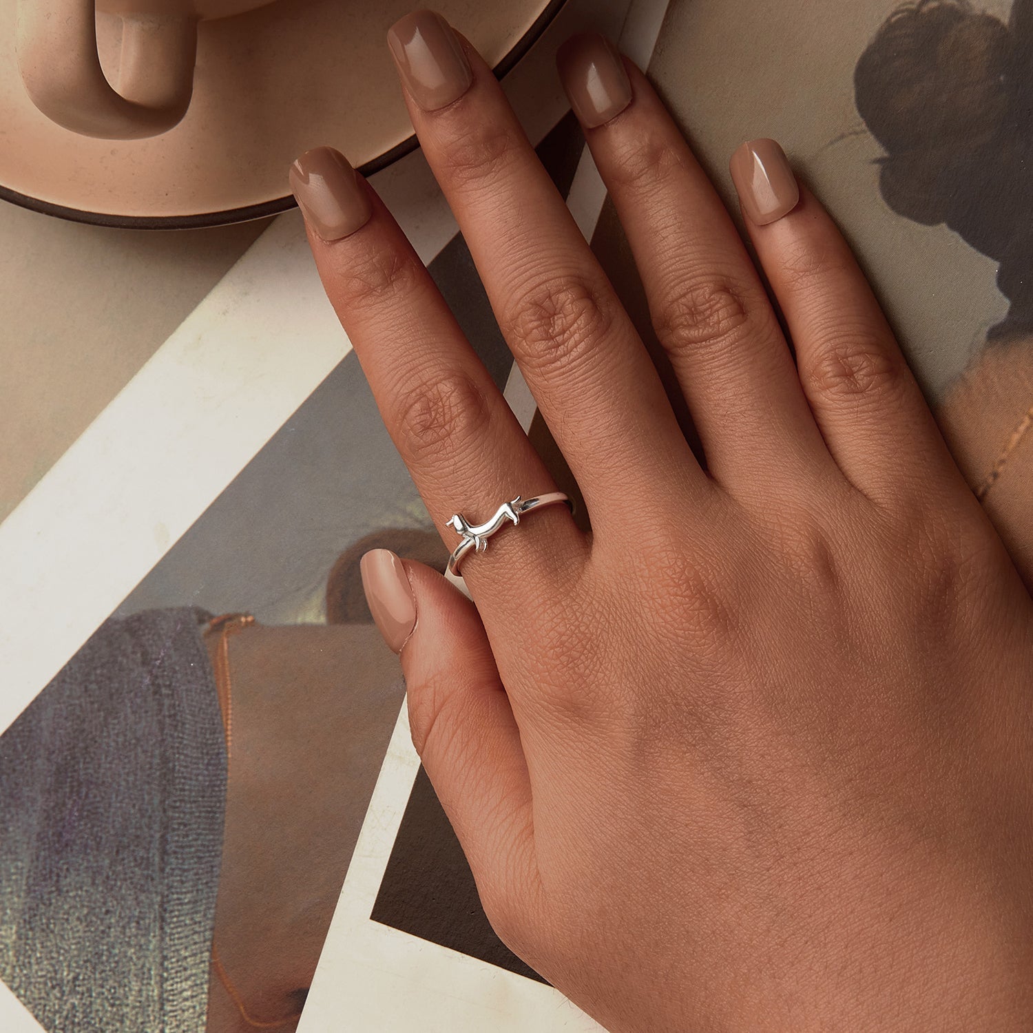 925 Sterling Silver Oxidized Silver 1.6mm Ring for Women  DestGlow