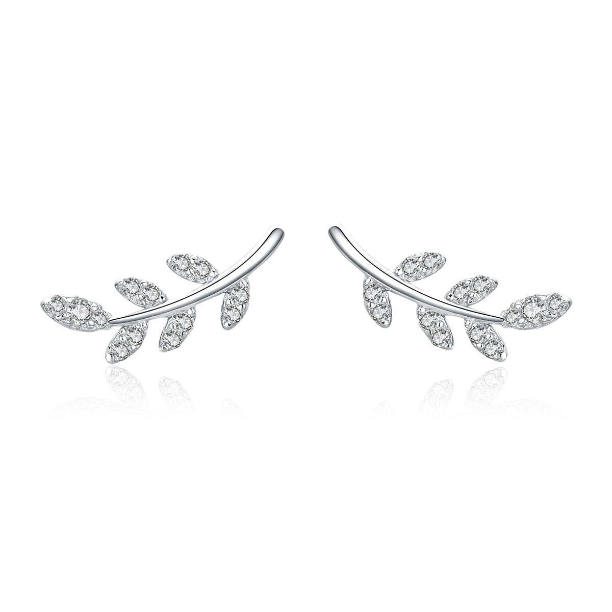 925 Sterling Silver Earrings with CZ  DestGlow