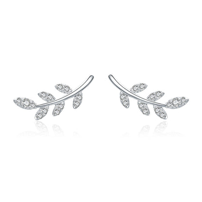 925 Sterling Silver Earrings with CZ  DestGlow