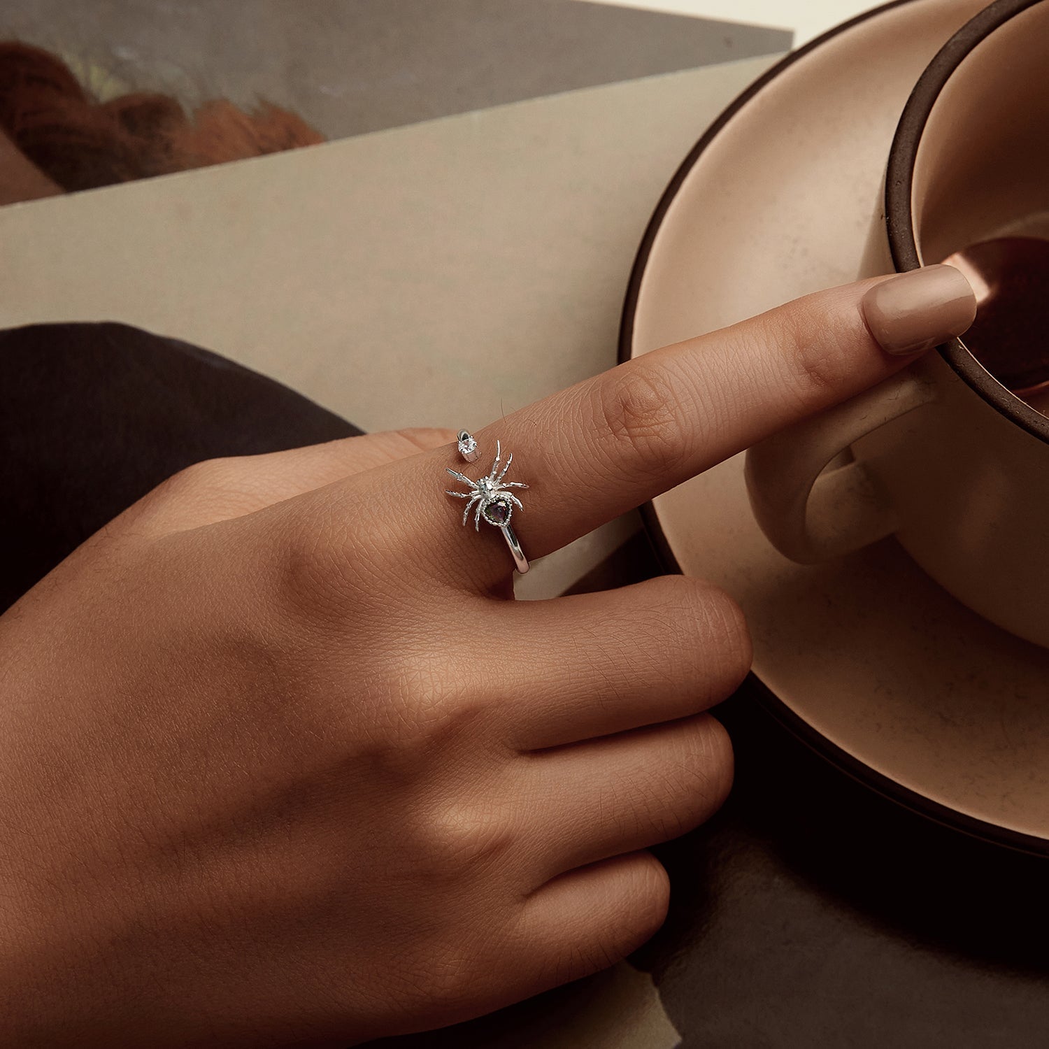925 Sterling Silver White Gold Plated Ring with Pavé Setting CZ for Women  DestGlow