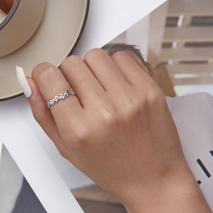 925 Sterling Silver Ring with CZ - Size 6.0 - Classic Style for Women  DestGlow