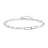 925 Sterling Silver Pavé Setting CZ Bracelet with Platinum Plating, Adjustable 14.5+3cm, for Women  DestGlow