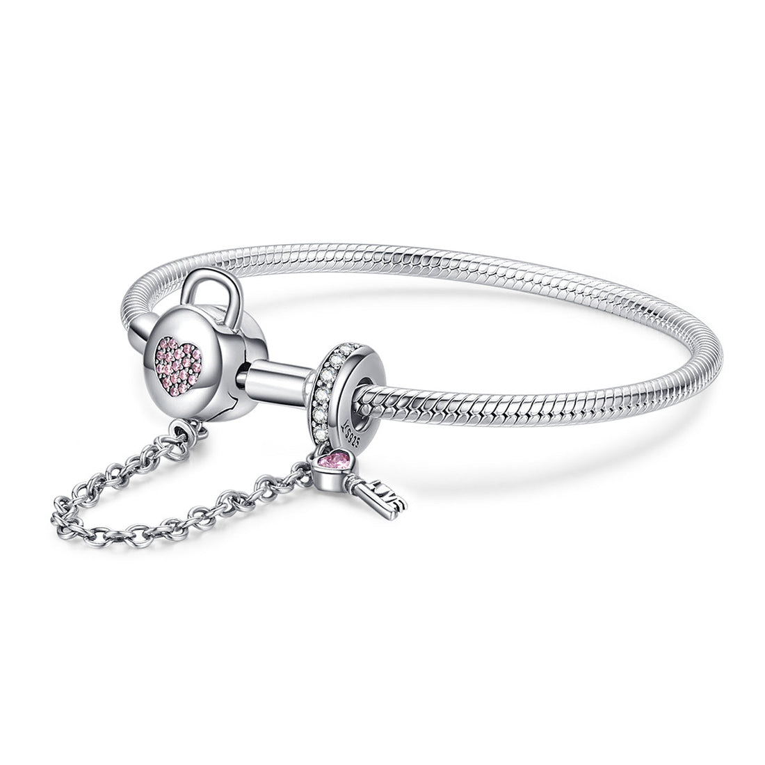 925 Sterling Silver Bracelet 17cm for Women  DestGlow