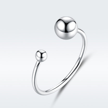 S925 Sterling Silver Plated Platinum Ring  DestGlow