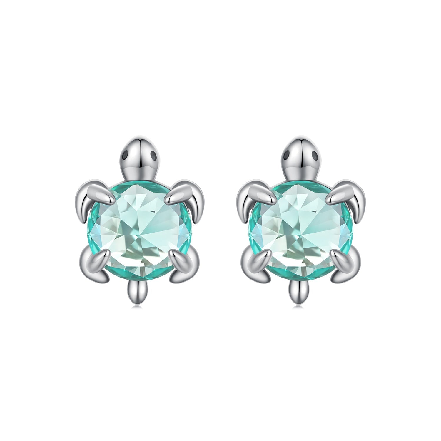 925 Sterling Silver Earrings with Transparent Glass and Oxidized Finish for Women  DestGlow
