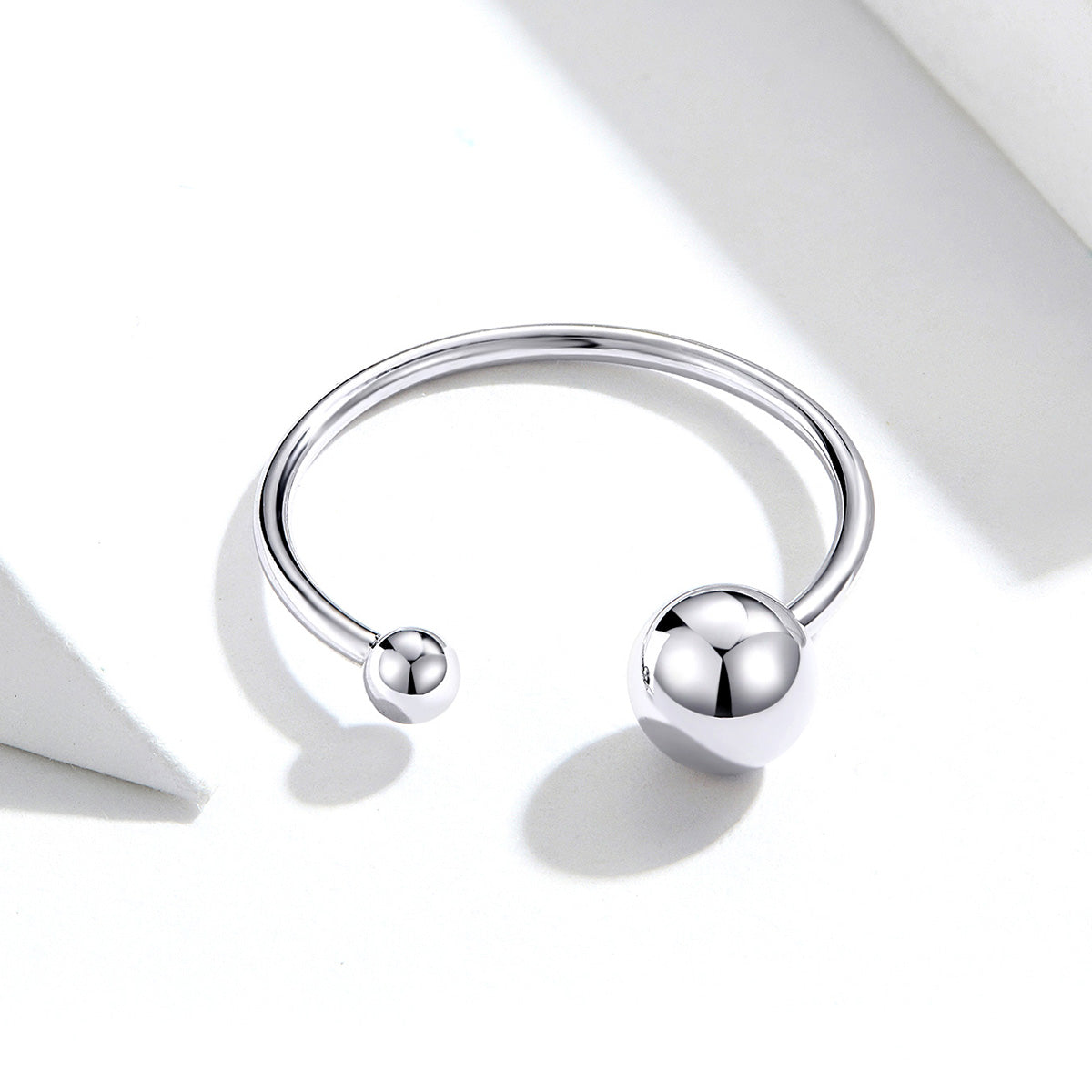 S925 Sterling Silver Plated Platinum Ring  DestGlow