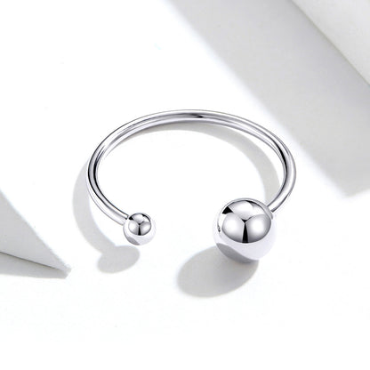 S925 Sterling Silver Plated Platinum Ring  DestGlow