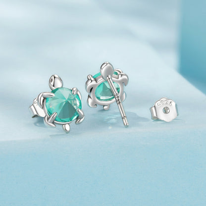 925 Sterling Silver Earrings with Transparent Glass and Oxidized Finish for Women  DestGlow