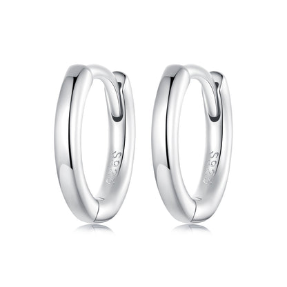 925 Sterling Silver &amp; White Gold Plated Earrings for Women