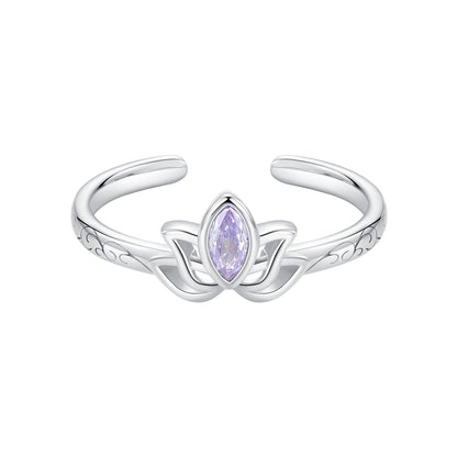 925 Sterling Silver 1.9mm Pavé Setting White Gold Plated Ring  DestGlow