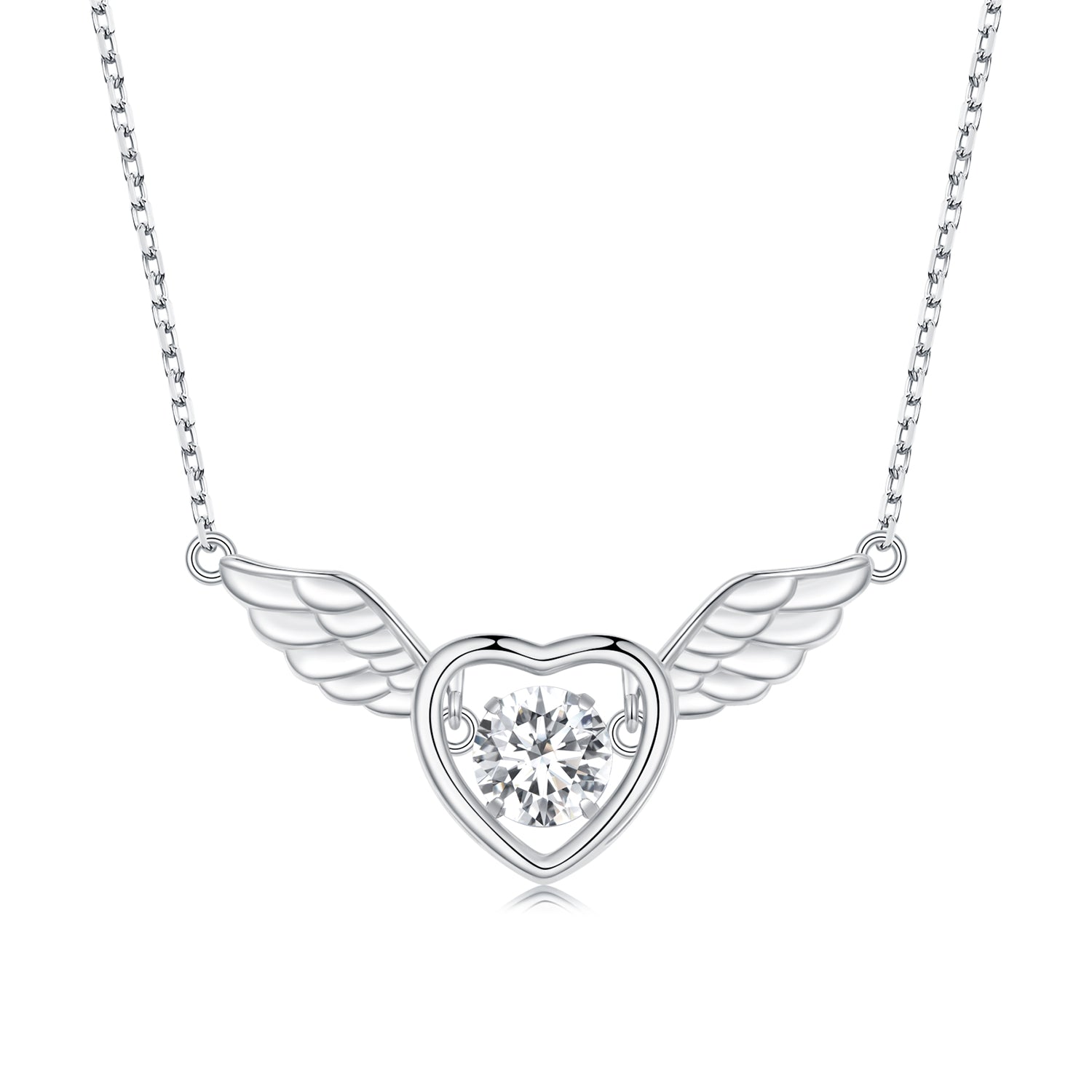 925 Sterling Silver Adjustable Necklace with Zircon and CZ for Women  DestGlow