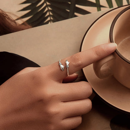 925 Sterling Silver Oxidized Pavé CZ Ring  DestGlow