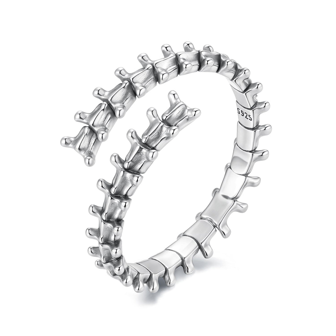 925 Sterling Silver Oxidized Silver Width 0.22-0.37cm Rings  DestGlow