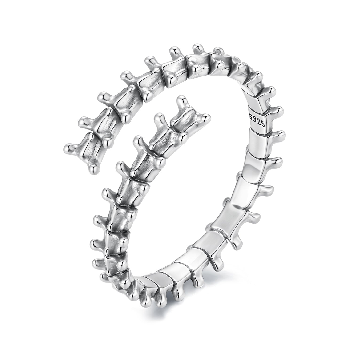 925 Sterling Silver Oxidized Silver Width 0.22-0.37cm Rings  DestGlow