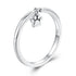 925 Sterling Silver Oxidized Round Paw Print Ring Size 6.0 for Women  DestGlow