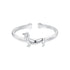 925 Sterling Silver Oxidized Silver 1.6mm Ring for Women  DestGlow