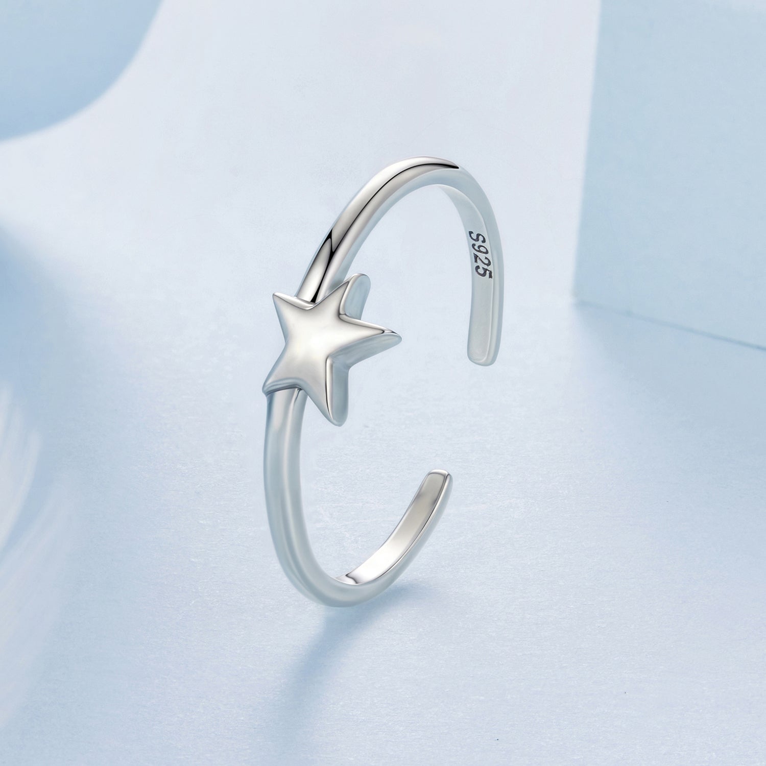 925 Sterling Silver Star Ring for Women  DestGlow