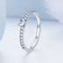 925 Sterling Silver Oxidized Ring with Pavé Setting CZ, Size 6 for Women by Bids.com
