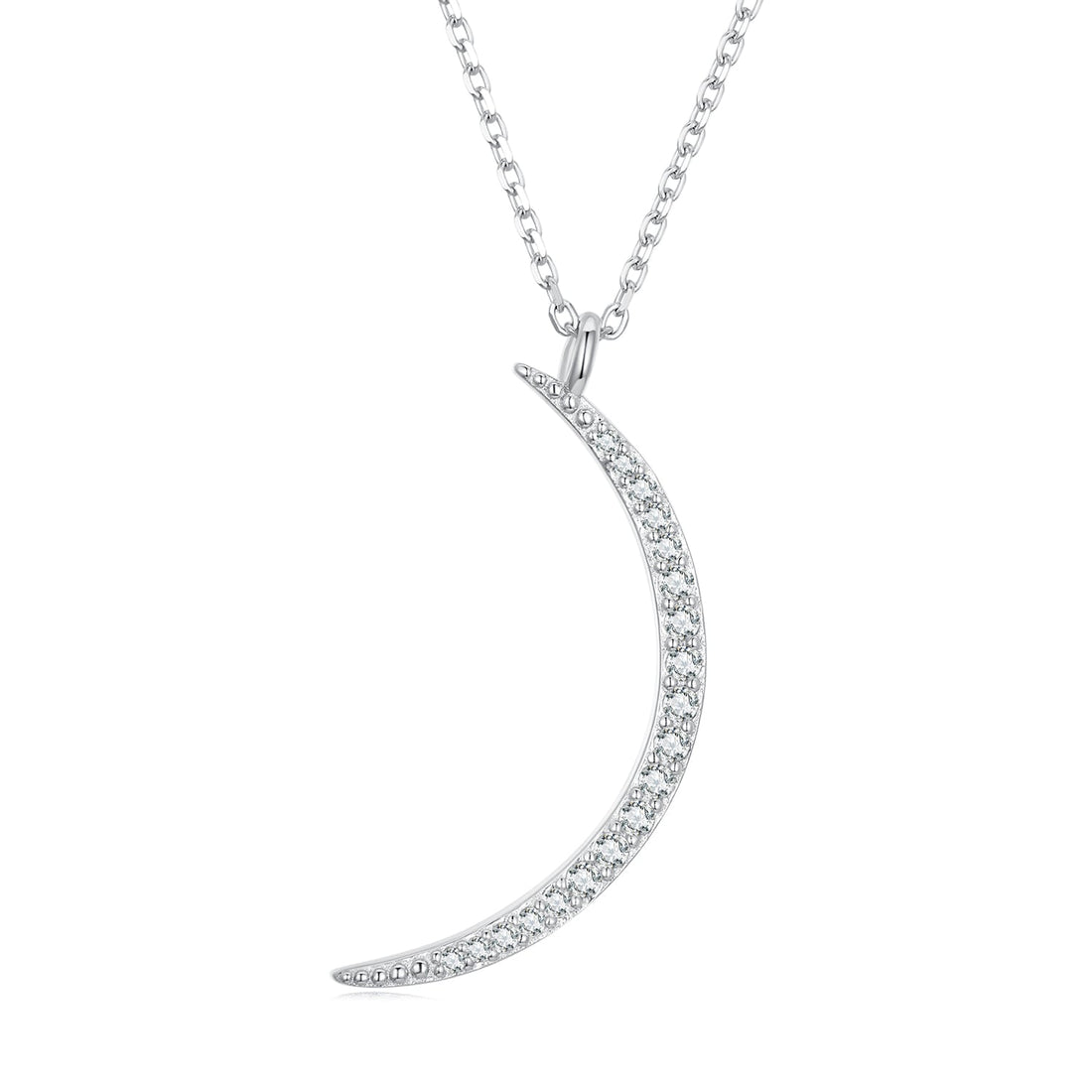 925 Sterling Silver Adjustable CZ Pendant Necklace for Women  DestGlow