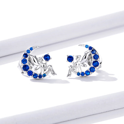 925 Sterling Silver Plated Platinum Pavé Setting CZ Earrings  DestGlow