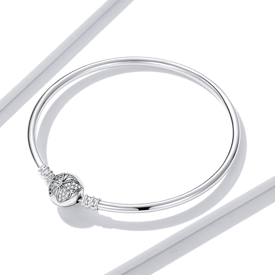 925 Sterling Silver 17.0 cm Oxidized CZ Bracelet for Women  DestGlow