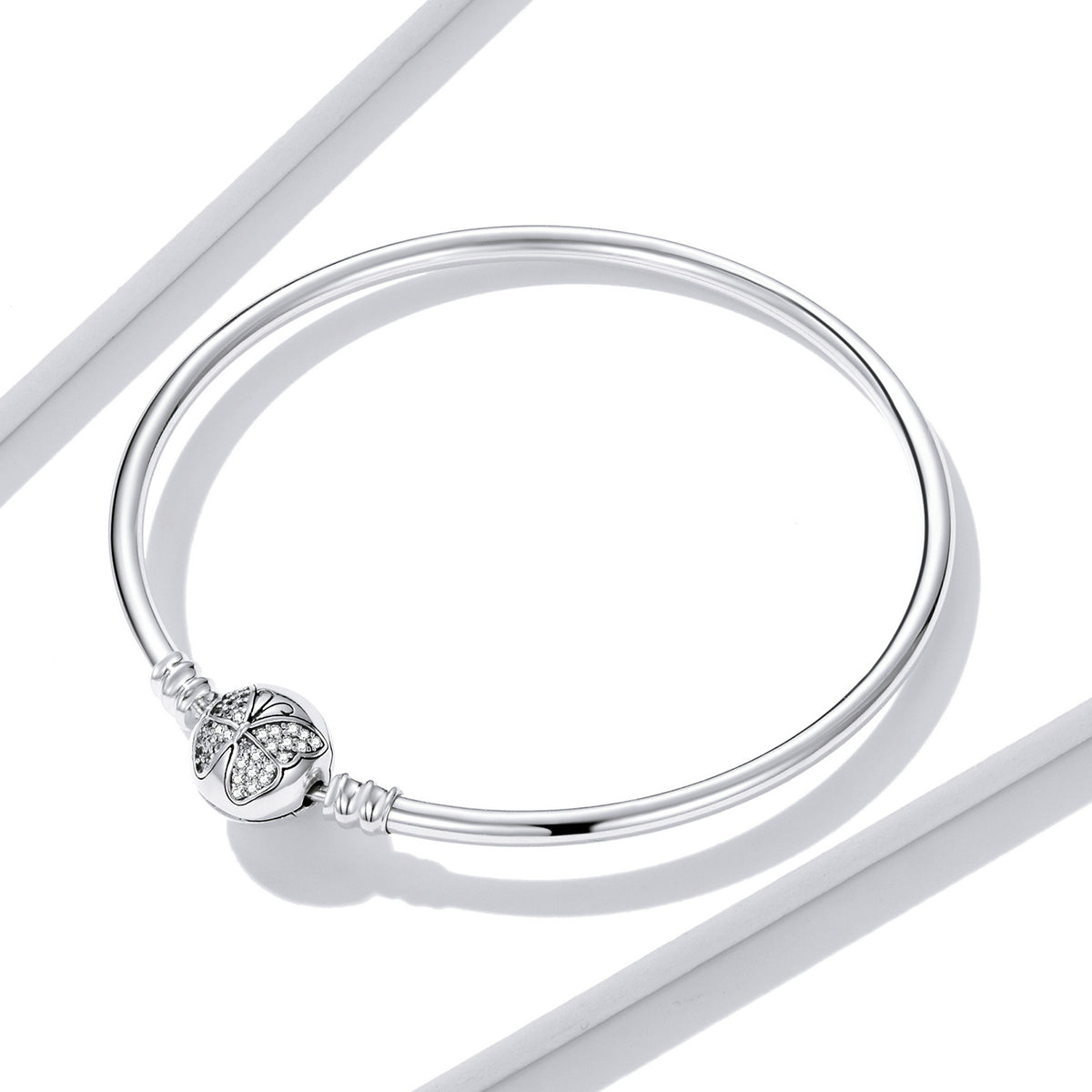925 Sterling Silver 17.0 cm Oxidized CZ Bracelet for Women  DestGlow