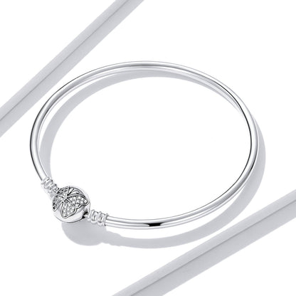 925 Sterling Silver 17.0 cm Oxidized CZ Bracelet for Women  DestGlow