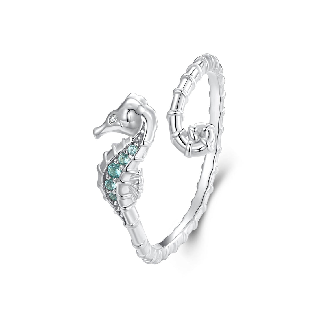 925 Sterling Silver White Gold Plated Pavé Setting CZ 1.3mm Ring for Women  DestGlow