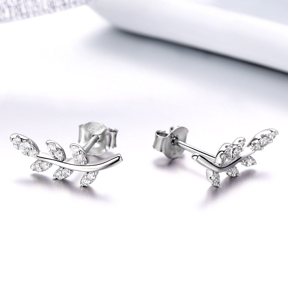 925 Sterling Silver Earrings with CZ  DestGlow