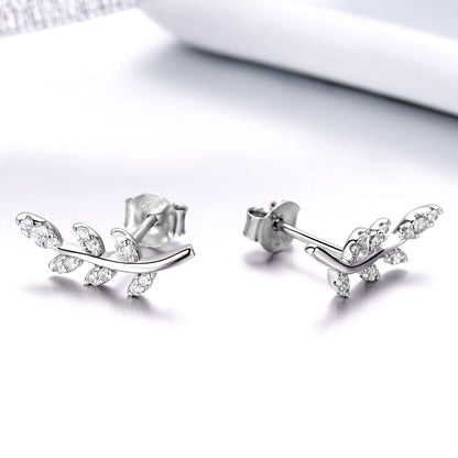 925 Sterling Silver Earrings with CZ  DestGlow