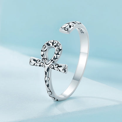 925 Sterling Silver Oxidized 2.2mm Ring for Women  DestGlow