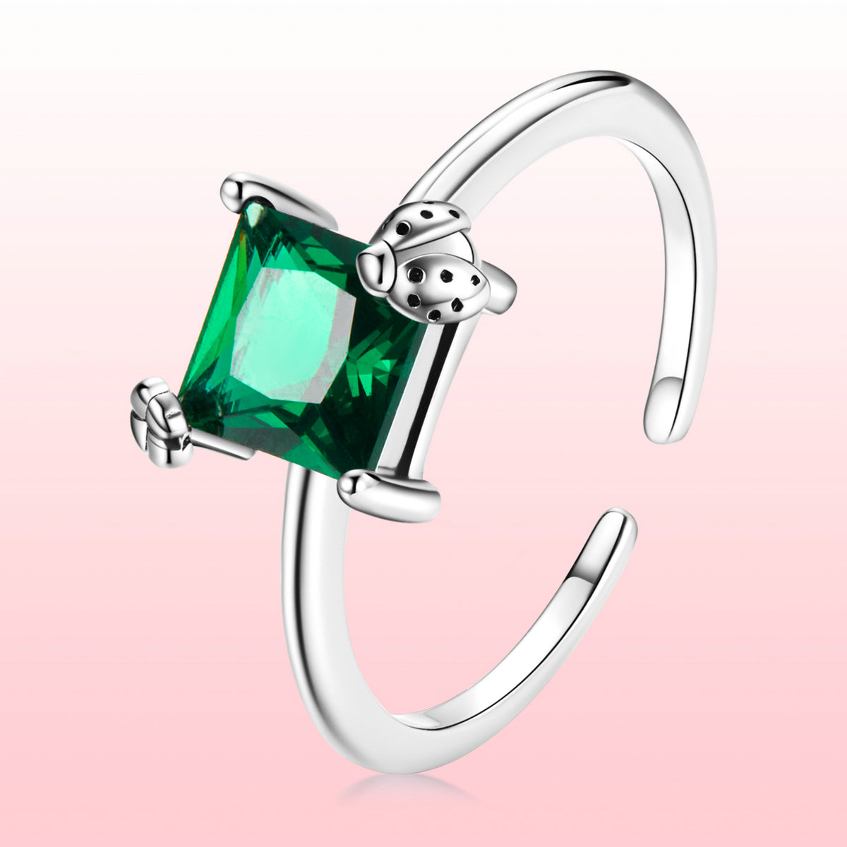 925 Sterling Silver Oxidized Pavé Setting CZ Ring for Women  DestGlow
